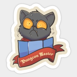 Kitty Classes - Dungeon Master Sticker